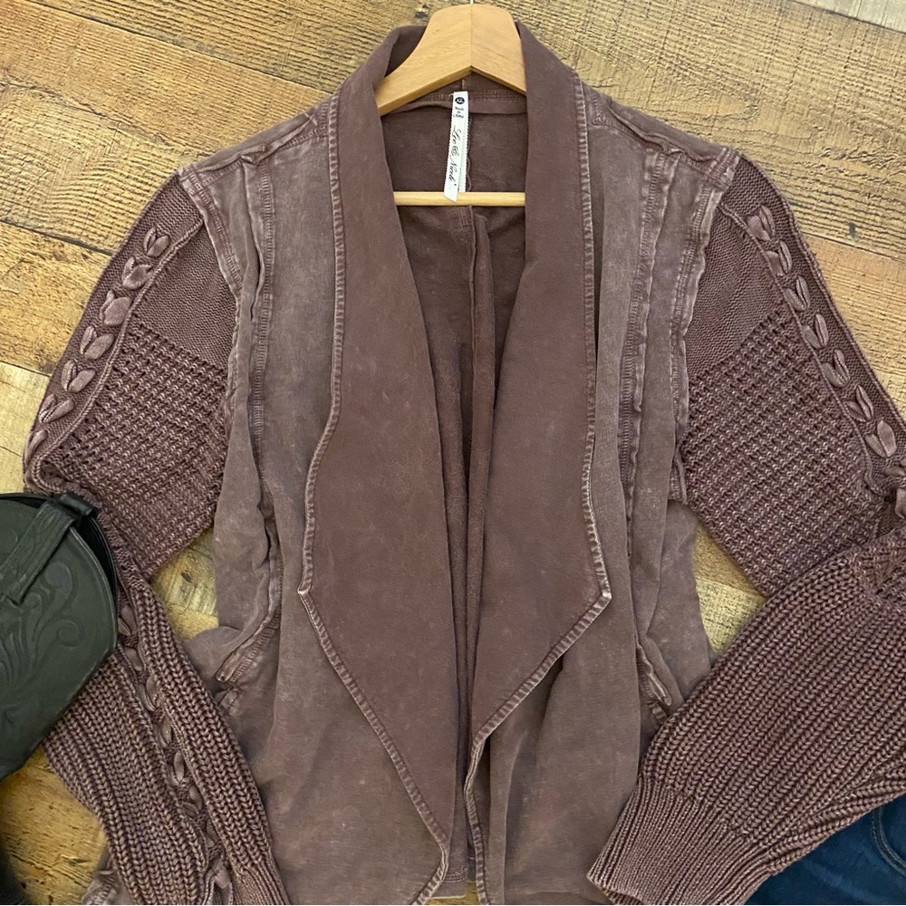 Mineral Washed Jacket/Cardigan Rustic Western Vibe - image 3
